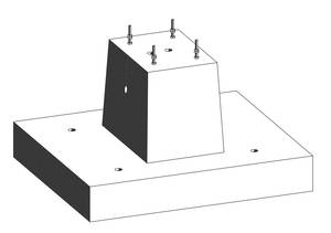 Lichtsignalfundament