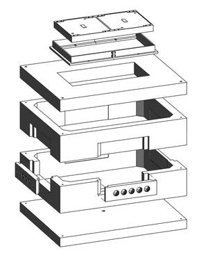 Kabelaufbauschacht Gr. 9