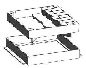 pflasterbare Schachtabdeckung