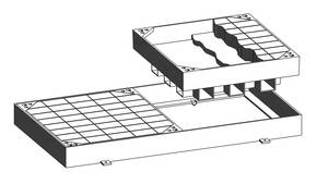 pflasterbare Schachtabdeckung